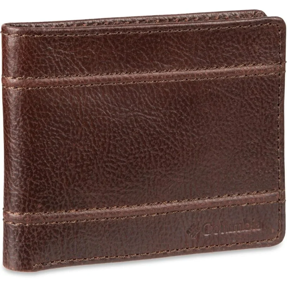 Men's Classic Pu Leather Imported Wallet Brown Cord Style Card Fashion Designed